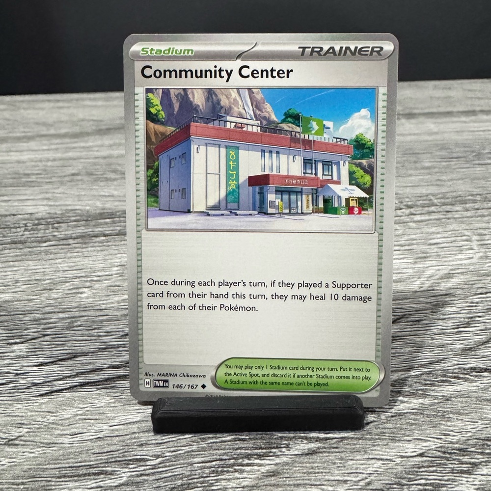 Pokémon | Twilight Masquerade (Stadium) #146/167: Community Center (2024) - Card